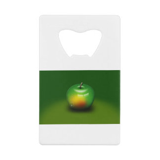 Green-Red Delicious Apple Creditkaart Flessenopener