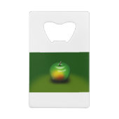 Green-Red Delicious Apple Creditkaart Flessenopener (Achterkant)