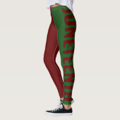 Green Red Freedom Day June 19 JUNETEENTH Leggings (Links)