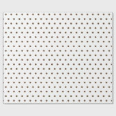 Green Red Polka Dots kerstpapier Cadeaupapier (Vlak)