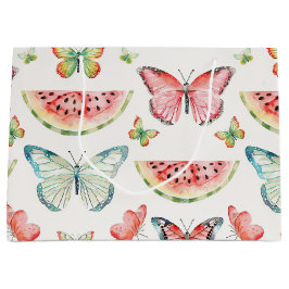 Green Red Watermelon Blue Butterflies Birthday Groot Cadeauzakje
