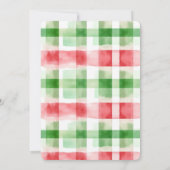 Green Red Watermelon Ice Cream Cone Birthday   Kaart (Achterkant)