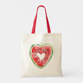 Green Red Watermelon Ice Cream Cone Sweetheart Tote Bag (Achterkant)