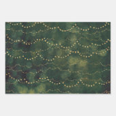 Green & Red Xmas Designs2 Inpakpapier Vel (Voorkant 2)