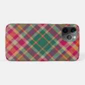 Green Red Yellow Scottish Tartan Plaid Case-Mate iPhone Case (Achterkant (horizontaal))