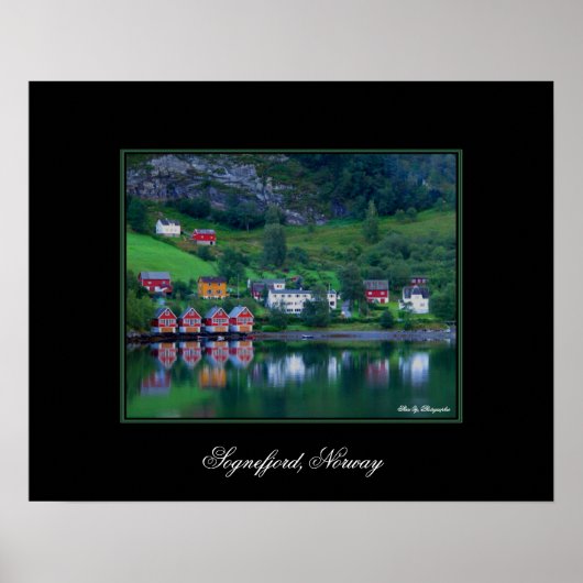 Green Reflections Norway Poster (Voorkant)