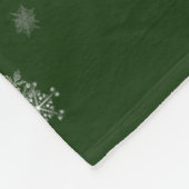 Green Reindeer Fleece Blanket (Hoek)
