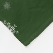 Green Reindeer Fleece Blanket Deken (Hoek)