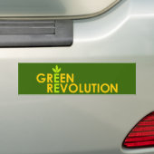 Green Revolution Bumpersticker (Op auto)
