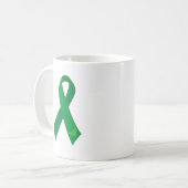 Green Ribbon Hearts Koffiemok (Voorkant links)