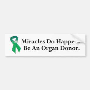 Green Ribbon Mirakel Bumpersticker