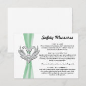 Green Ribbon Silver Swans Safety Measures Informatiekaartje (Voorkant / Achterkant)