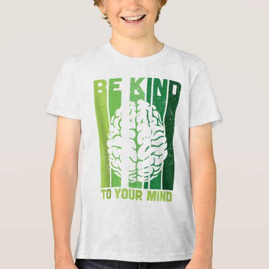 Green Ribbon Warrior & Camp; Supporters - Geesteli Tri-Blend Shirt (Voorkant)