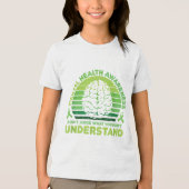 Green Ribbon Warrior & Camp; Supporters - Geesteli Tri-Blend Shirt (Voorkant)