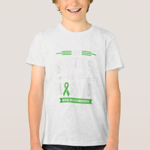 Green Ribbon Warrior & Camp; Supporters - Geesteli Tri-Blend Shirt