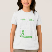 Green Ribbon Warrior & Camp; Supporters - Geesteli Tri-Blend Shirt (Voorkant)