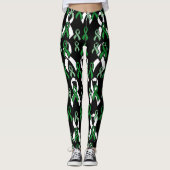Green Ribbons...C Diff Leggings (Voorkant)
