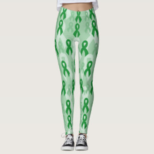 Green Ribbons...C Diff Leggings