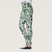 Green Ribbons Multi...C Diff Leggings (Links)