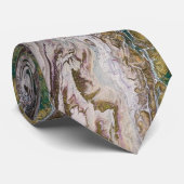 "Green Ripple" van JAD Stropdas nr. 2 (Opgerold)