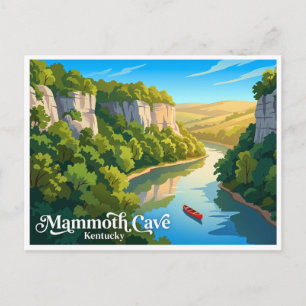 Green River & Mammoth Cave Kentucky Briefkaart