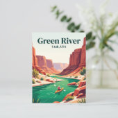 Green River Utah, VS Briefkaart (Staand voorkant)