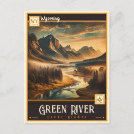 Green River, Wyoming | Antiek Briefkaart