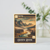 Green River, Wyoming |  Briefkaart (Staand voorkant)