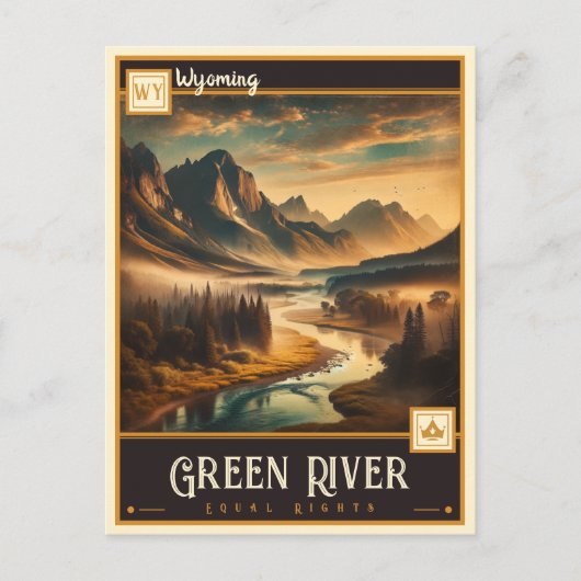 Green River, Wyoming |  Briefkaart (Voorkant)