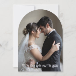 Green Romantic Couple Personalized Wedding  Kaart