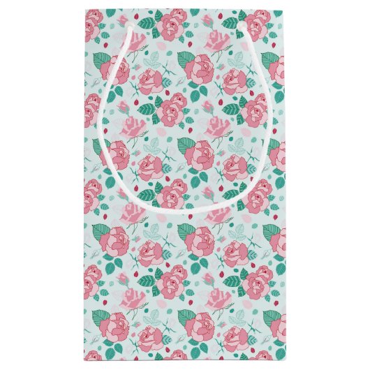 Green Roos Gift Bag Klein Cadeauzakje (Achterkant)