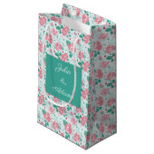 Green Roos Gift Bag Klein Cadeauzakje (Voorkant Gekanteld)