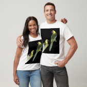 Green Rosella Pair - Platycercus caledonicus T-shirt (Unisex)
