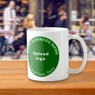Green Round Business Brand op Mok