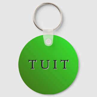 Green Round Tuit-Sleutelhanger Sleutelhanger