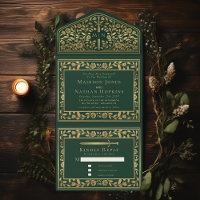 Green Royal Medieval Sword Wedding