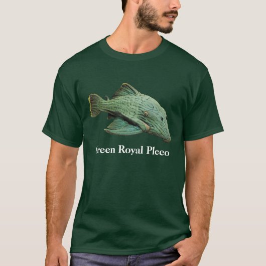 Green Royal Pleco T-shirt (Voorkant)