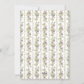 Green Rustic Botanical Christmas Card Feestdagenkaart (Achterkant)