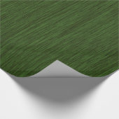 Green Rustic Grainy Wood Achtergrond Cadeaupapier (Hoek)
