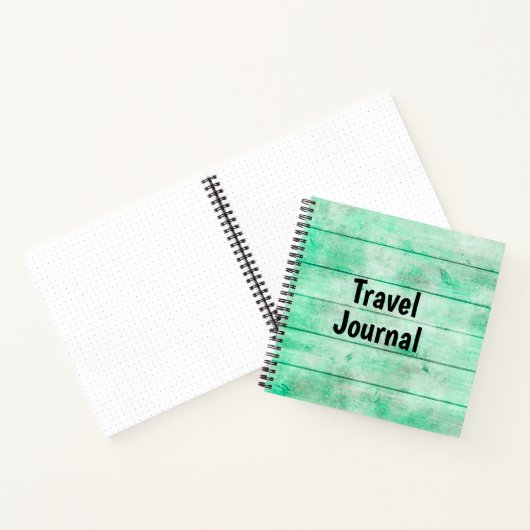 Green Rustic Travel Journal Notitieboek (Binnen)