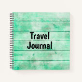 Green Rustic Travel Journal Notitieboek (Voorkant)