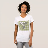 Green Safari Dot met Pop Art Elephant T-shirt (Voorkant volledig)