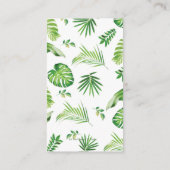 Green Safari Forest Oerwoud Dierenboeken voor Baby Informatiekaartje (Achterkant)