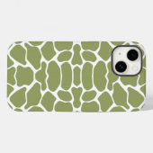 Green Safari Giraffe Case-Mate iPhone Case (Achterkant (horizontaal))