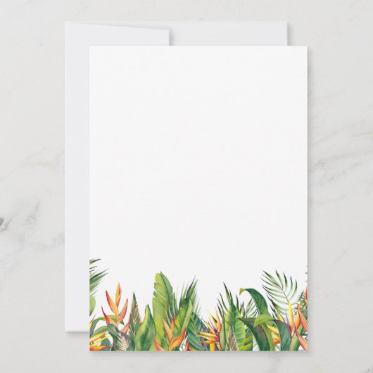 Green Safari Monkey See Monkey Two 2nd Birthday Kaart (Achterkant)