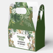 Green Safari Oerwoud Wilde Dieren Ballonnen Party Bedankdoosjes (Geopend)