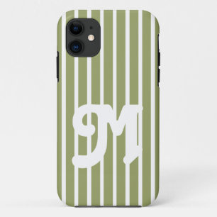 Green Safari Stripe iPhone 11 Hoesje