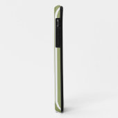 Green Safari Stripe met naam Case-Mate iPhone Case (Achterkant/links)