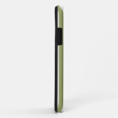 Green Safari Stripe met naam Case-Mate iPhone Case (Achterkant/rechts)