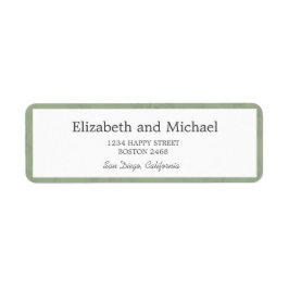Green Sage Marble Elegant Modern Chic Wedding Etiket